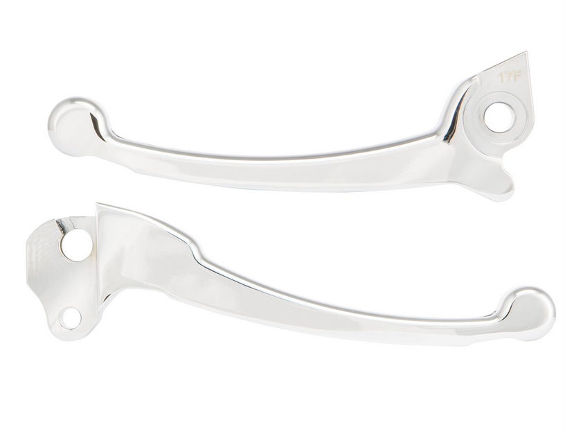 Set di leve sportive frizione/freno per Vespa PX 125-200ccm, HBZ Grimeca, destra/sinistra, cromo