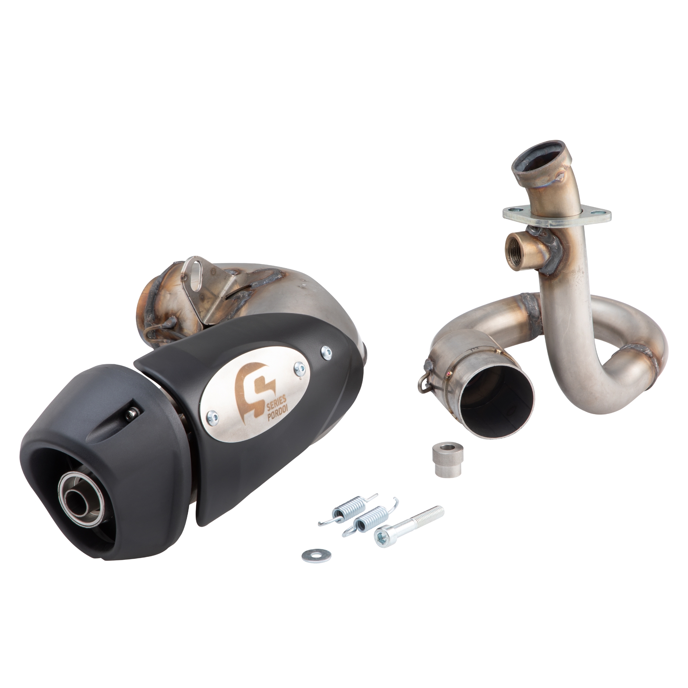 Scarico racing per Vespa GTS/​GTS Super/​GTV/​GT 60 125-300ccm i.e., 4T, LC, inox
