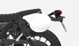 Targa per Honda CL 500 Scrambler (23-) Originale