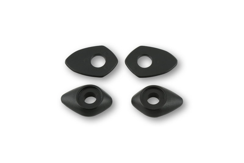 HIGHSIDER Piastre di montaggio intelligenti Indy Spacer Nero Per varie Ducati