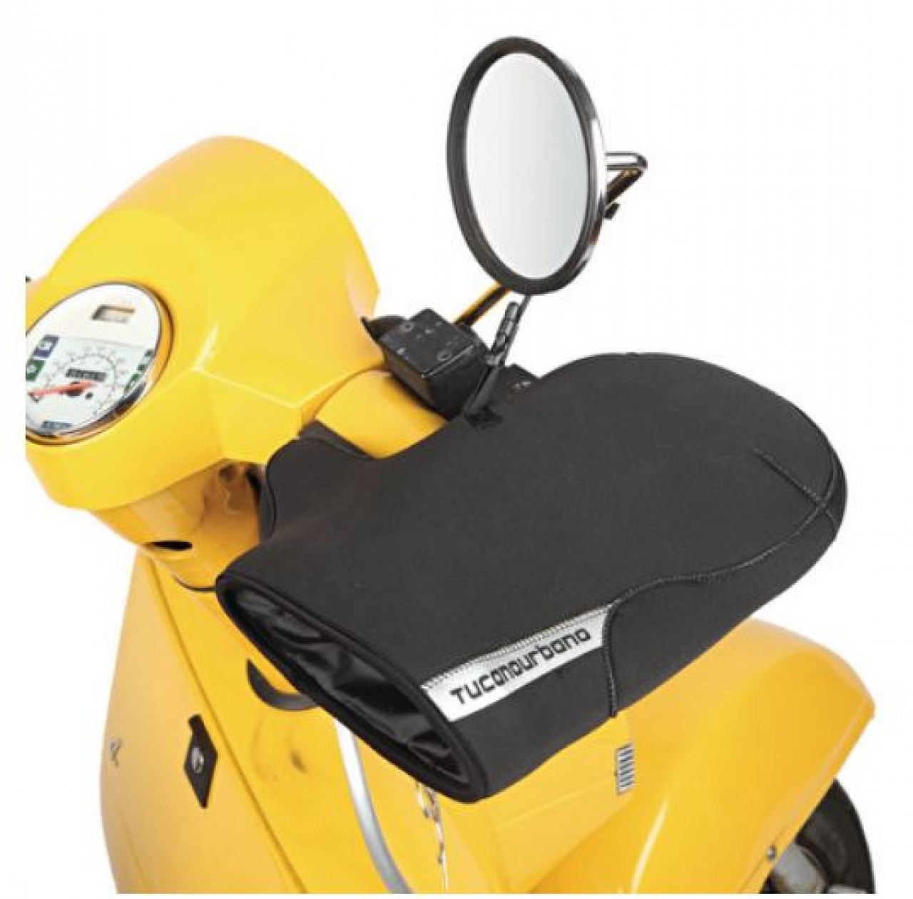 Guanti da manubrio, per Vespa LX, S, LXV, PX, PK, ET2 & ET4 con protezione, nero Tucano Urbano