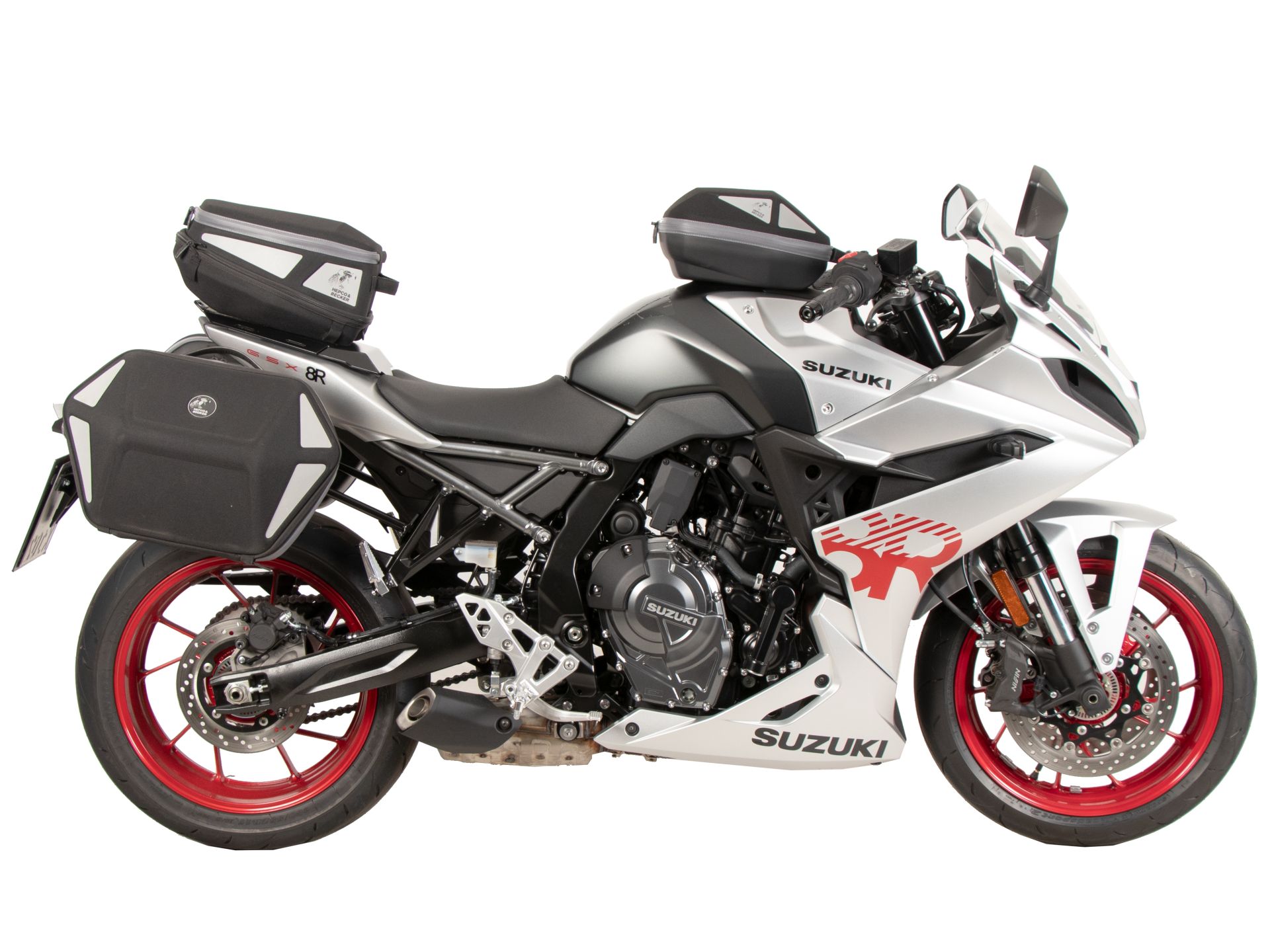 Sportrack nero per Suzuki GSX-8R (24- ) Hepco & Becker