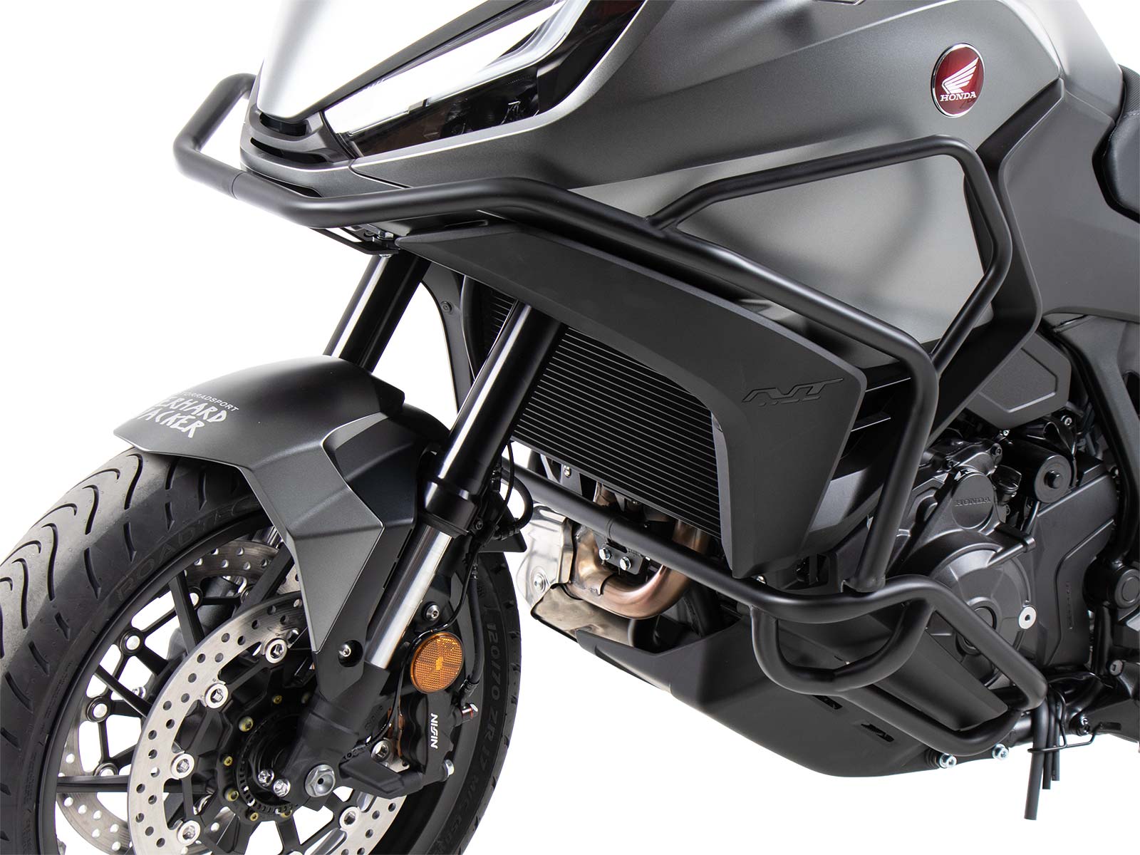 Barra di protezione serbatoio nera per Honda NT 1100 (22-24) Hepco & Becker