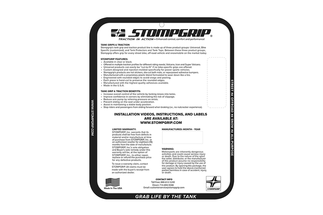 Stompgrip chiaro Volcano per Ducati Panigale V4 2022-