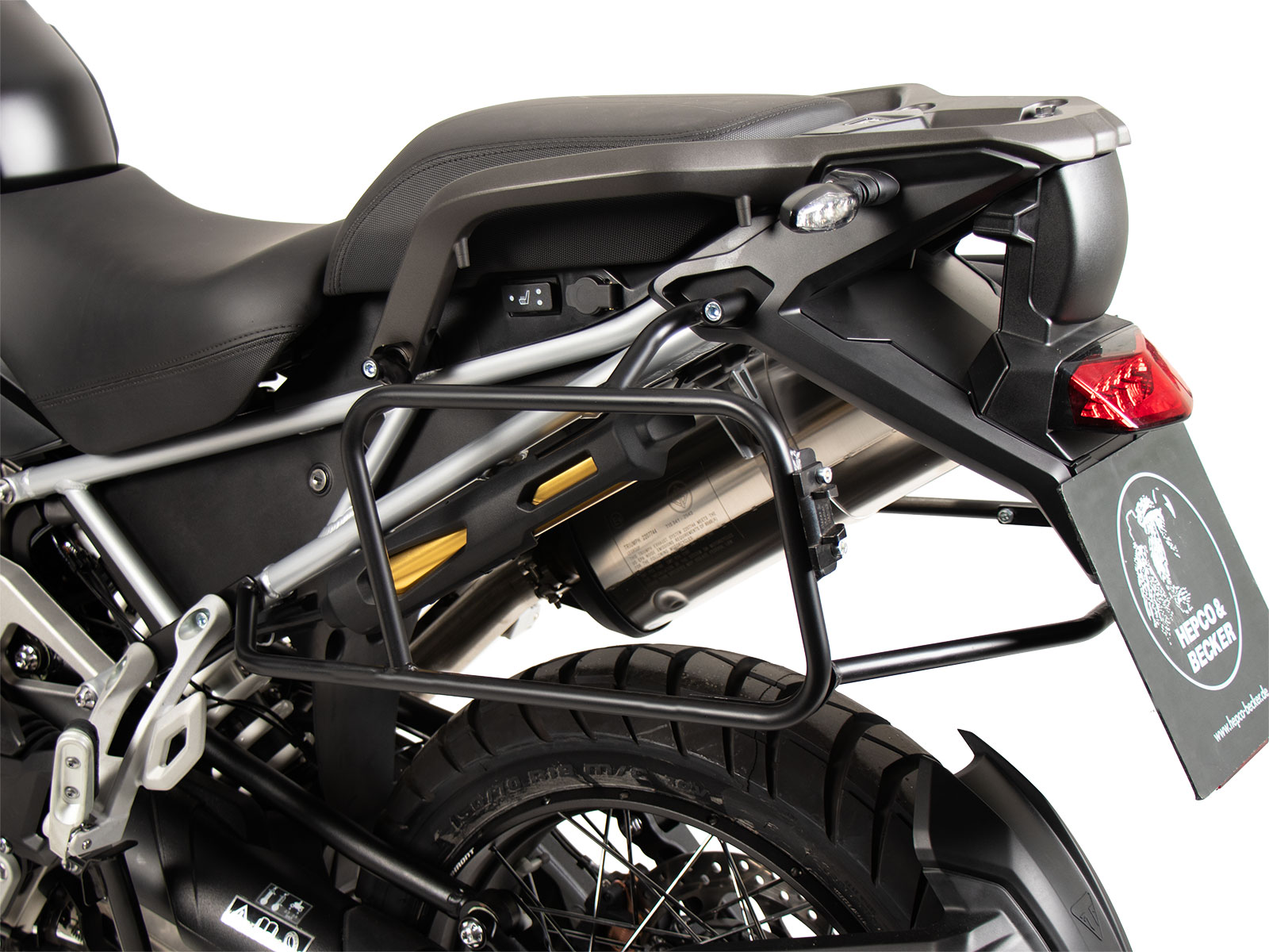 Portavaligie laterale per Triumph Tiger 1200 Rally Pro / GT Pro / GT (22-) Hepco & Becker