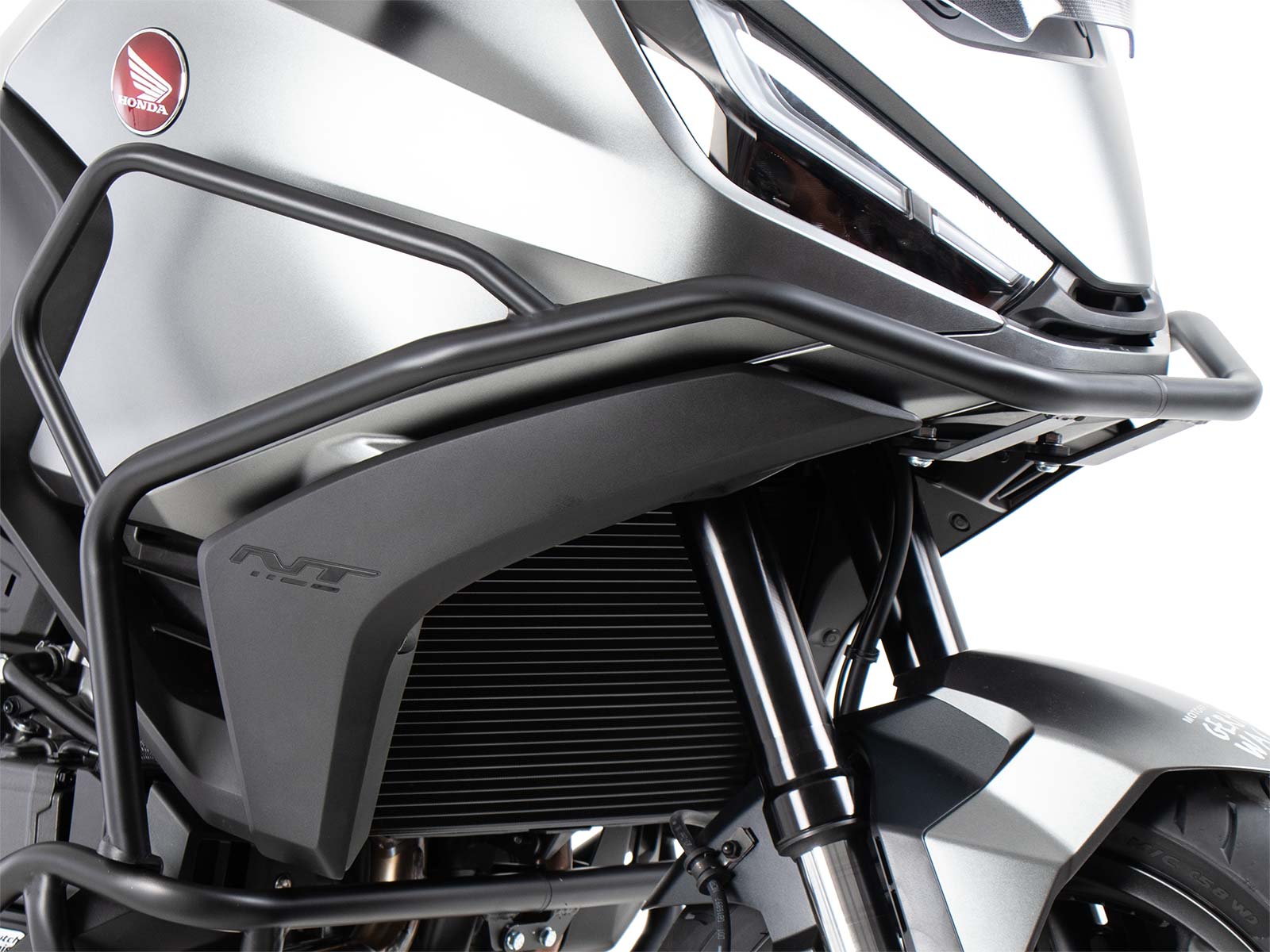 Barra di protezione serbatoio nera per Honda NT 1100 (22-24) Hepco & Becker