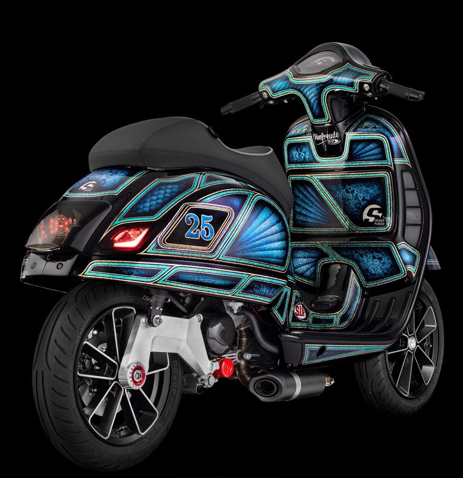 Fanale posteriore MK II LED per Vespa GTS/GTS Super/GTV/GT 60 125-300cc (-'13), colorato