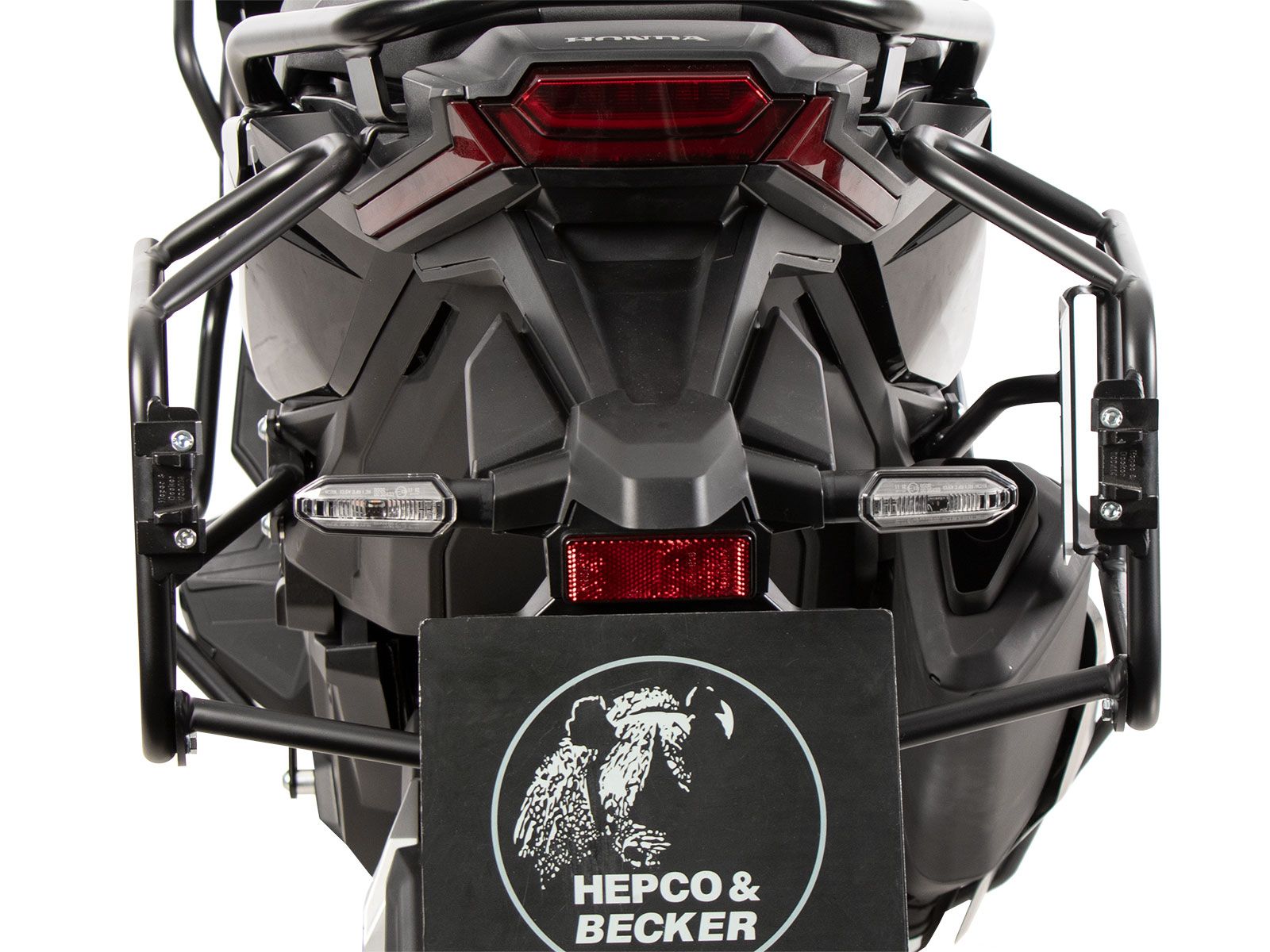Portavaligie laterale fisso nero per Honda X-ADV (25- ) Hepco & Becker