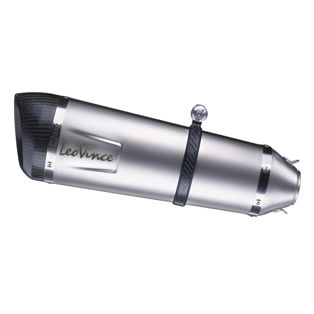 Impianto di scarico LeoVince Factory S, inox, Slip On per Yamaha YZF-R1 / M (Bj.15-16)