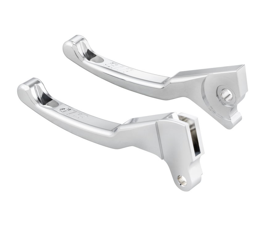 Set di leve sportive per Vespa LX /LXV /S /Primavera /Sprint 50-150ccm, cromo