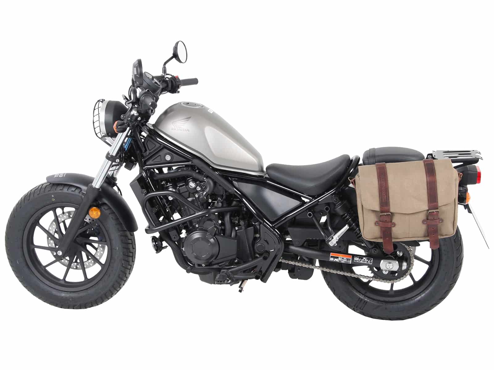Portapacchi laterale C-Bow nero per Honda CMX 500 Rebel (17-) Hepco & Becker