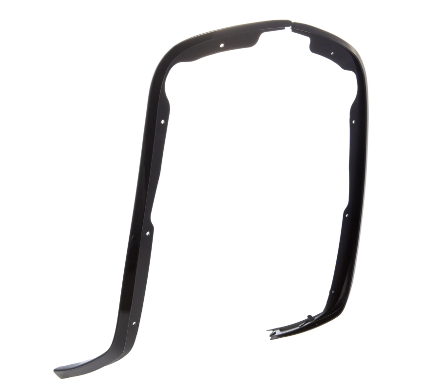 Paragambe e paracolpi mono slot per Elettrica/Primavera/Sprint 50-150ccm, nero lucido