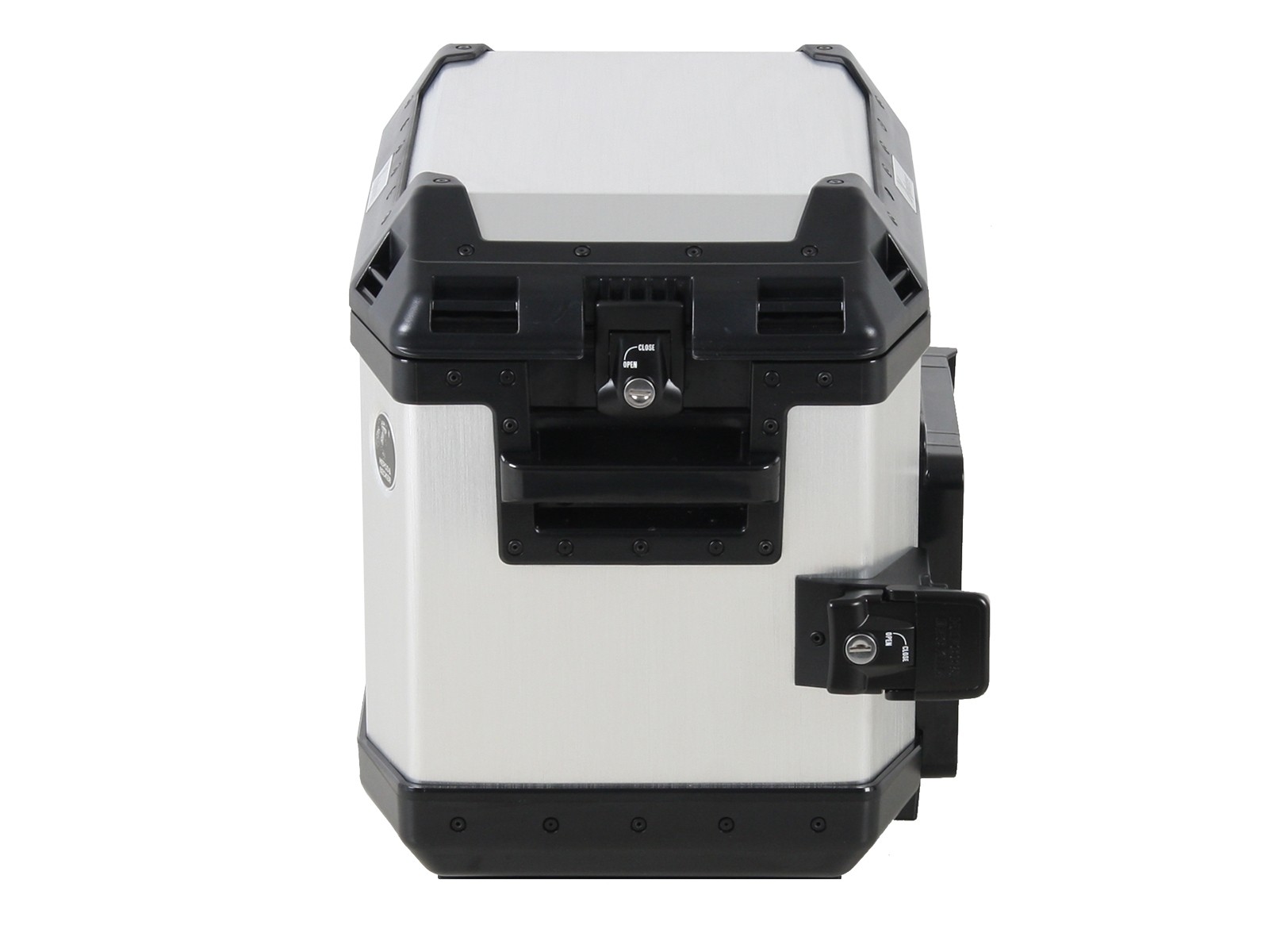 Valigia laterale Alu Xplorer 40 argento Hepco & Becker