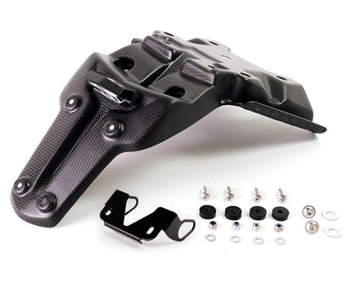 Portatarga corto in carbonio per Yamaha Ténéré 700 (19-24)-