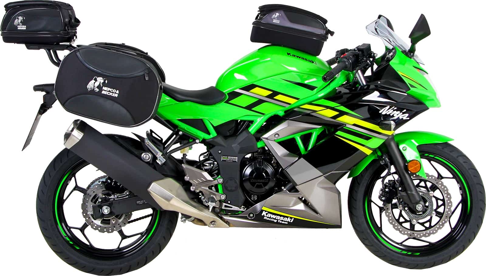 Portapacchi laterale C-Bow per Kawasaki Ninja 125 (18-) Hepco & Becker