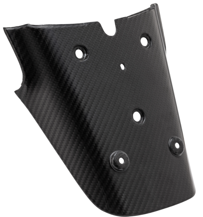 Portatarga posteriore per Vespa GTS/​GTS Super/​GTV 125-300ccm, carbonio