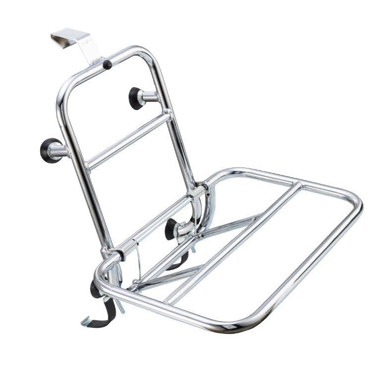 Portapacchi anteriore per Vespa GTS/GTS Super/GTV/GT 60/GT/GT L 125-300cc, pieghevole, cromato