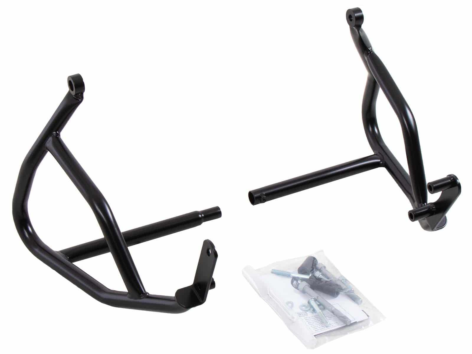 Protezione motore nera per BMW F 650 GS Twin (08-11)/F 700 GS (12-17) Hepco & Becker