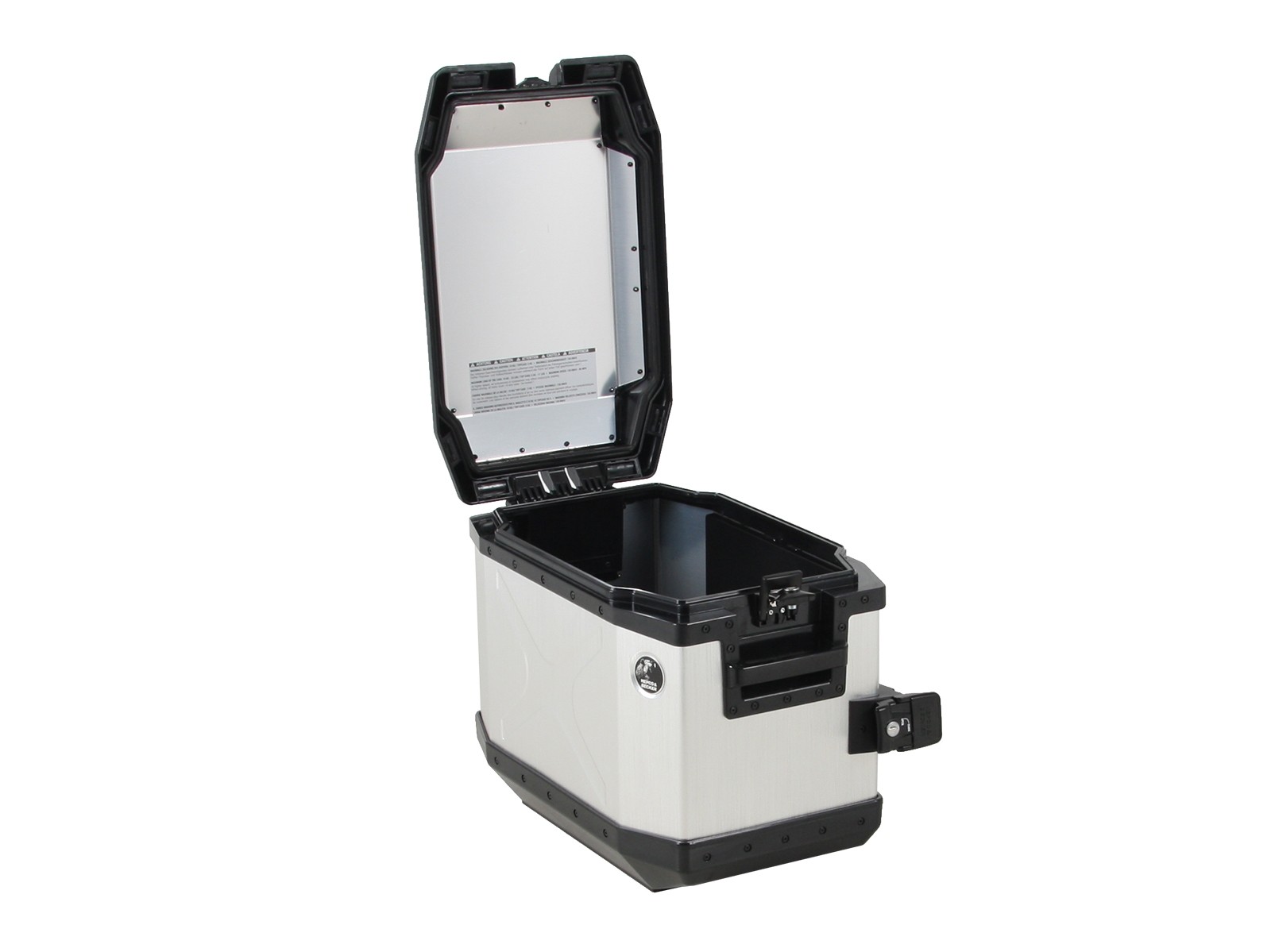 Valigia laterale Alu Xplorer 40 argento Hepco & Becker