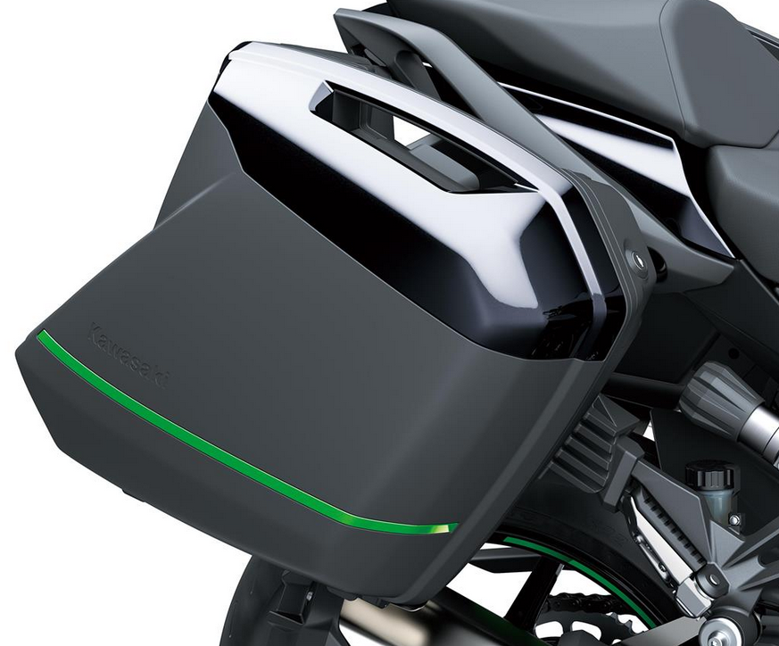 Set di strisce decorative per borse laterali 28L Originali Kawasaki