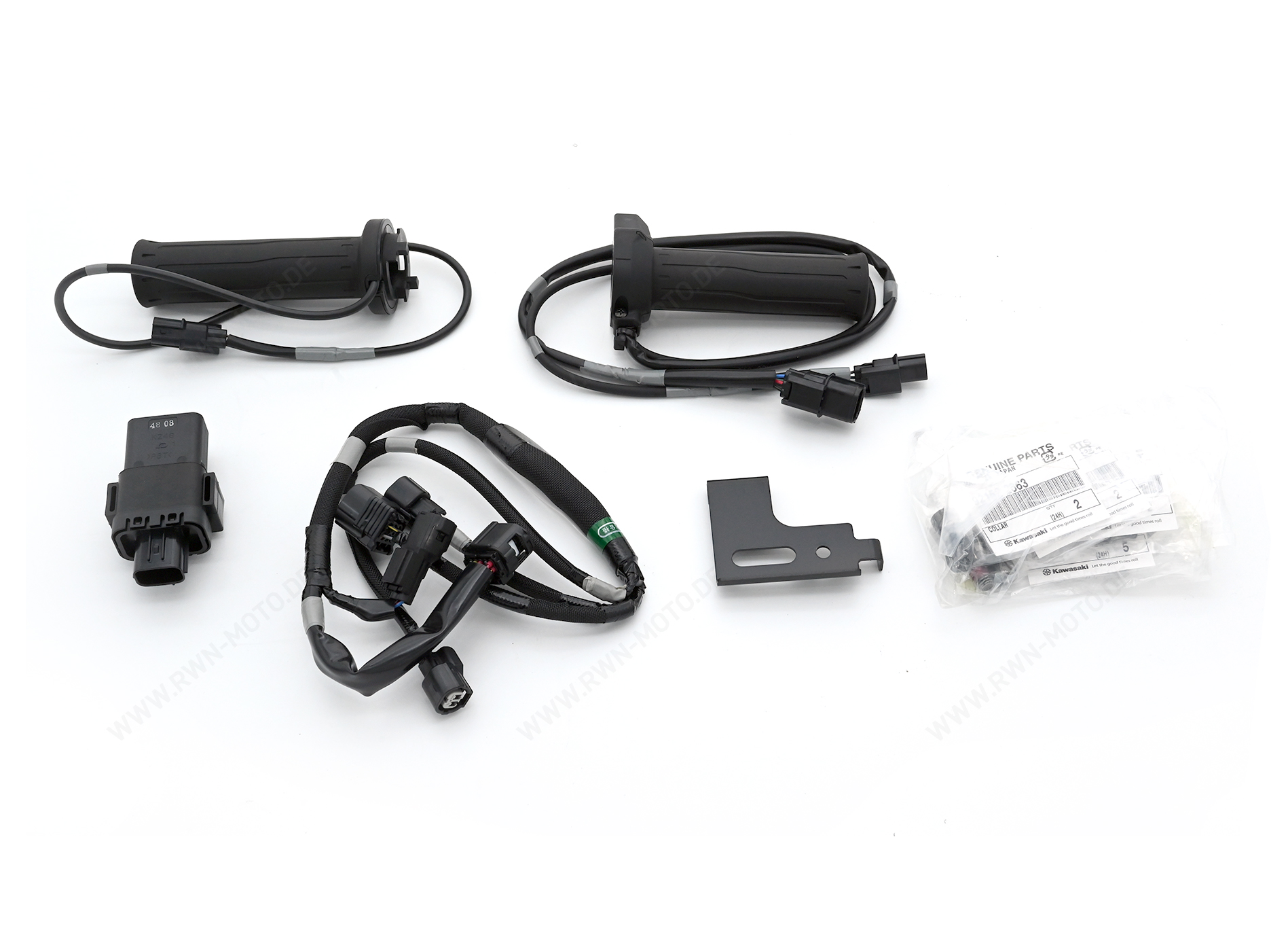 Set di manopole di riscaldamento per Kawasaki Ninja 1000 SX (Bj.20-) Originale Kawasaki