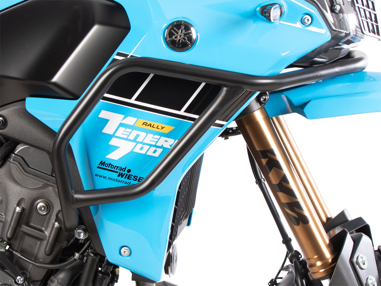 Barra di protezione serbatoio nera per Yamaha Ténéré 700 Rally (25-) Hepco & Becker