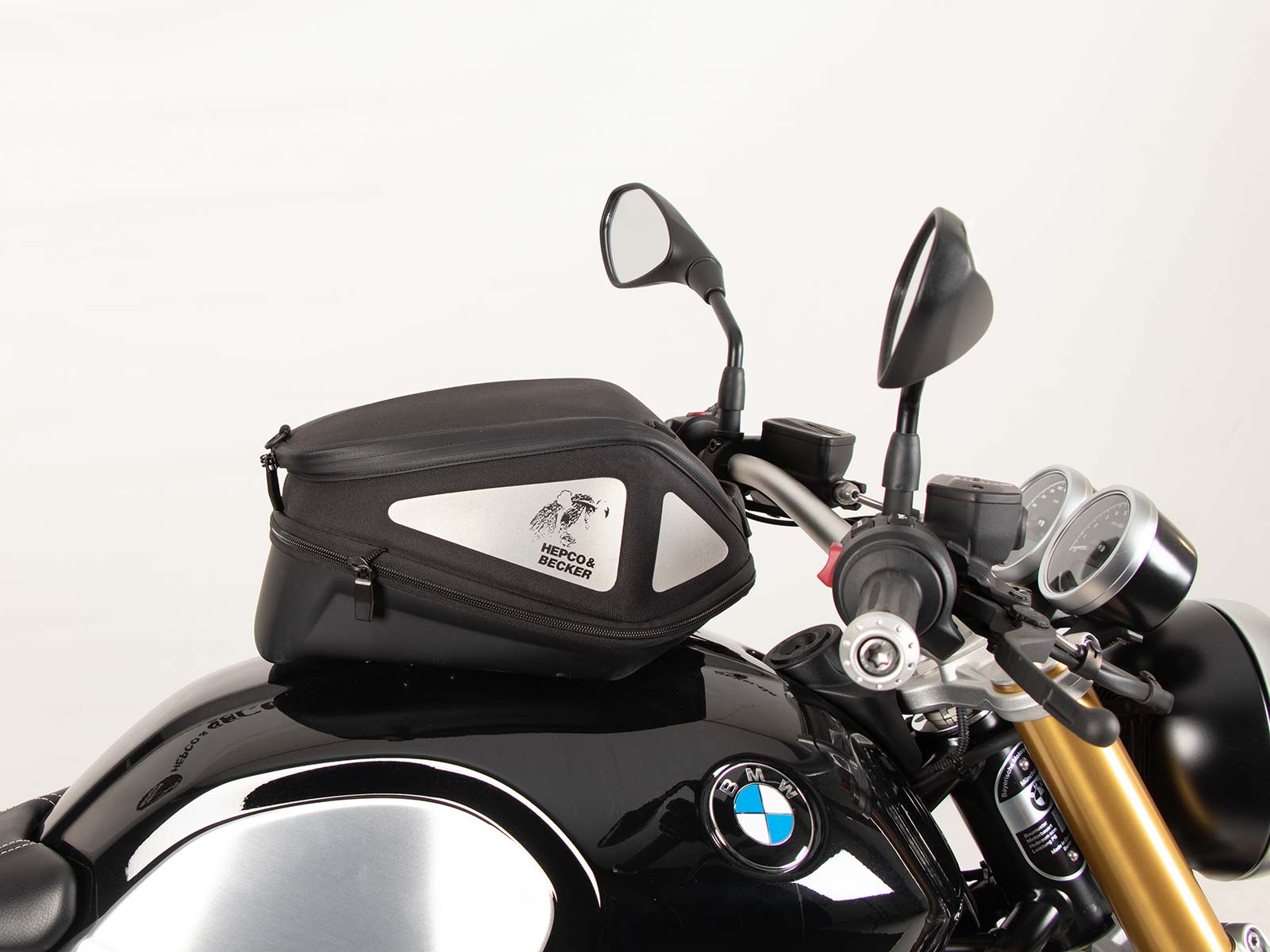 Anello serbatoio di base con blocco borsa serbatoio per BMW R nineT (14-16) Hepco & Becker