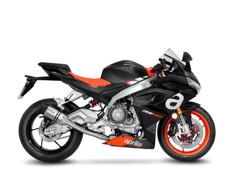 Impianto di scarico LeoVince LV Pro, acciaio inox per Aprilia Tuono 660 / RS 660