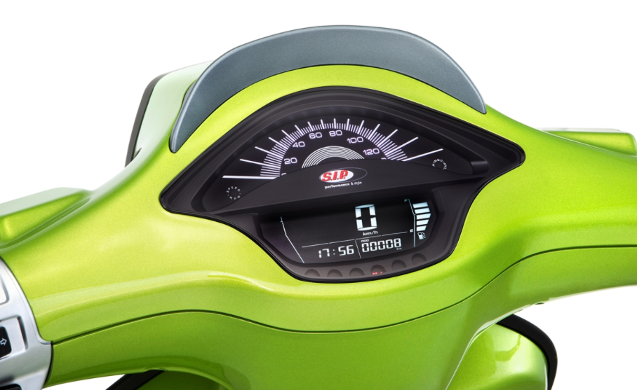 Contagiri/tachimetro per Vespa Primavera/​Sprint 50-150ccm 2T/​4T AC, nero