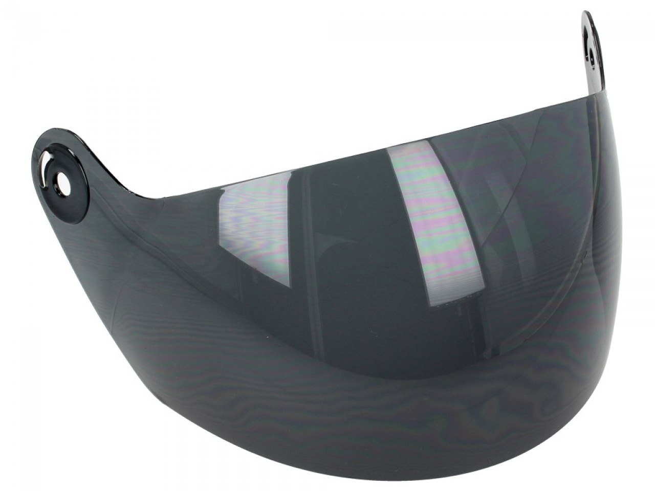 Visiera Helmo Milano per casco Turbine, colorata, antigraffio, lunga