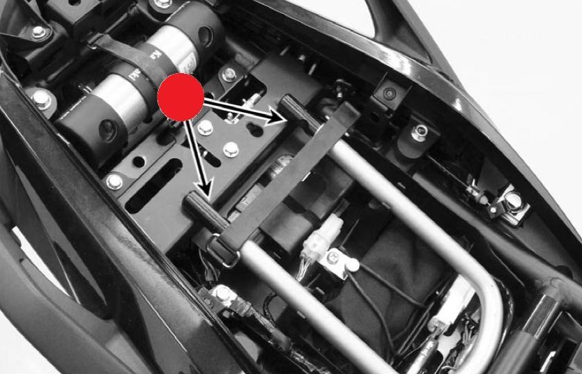 Staffa per U-lock Versys650 2017 Genuine Kawasaki