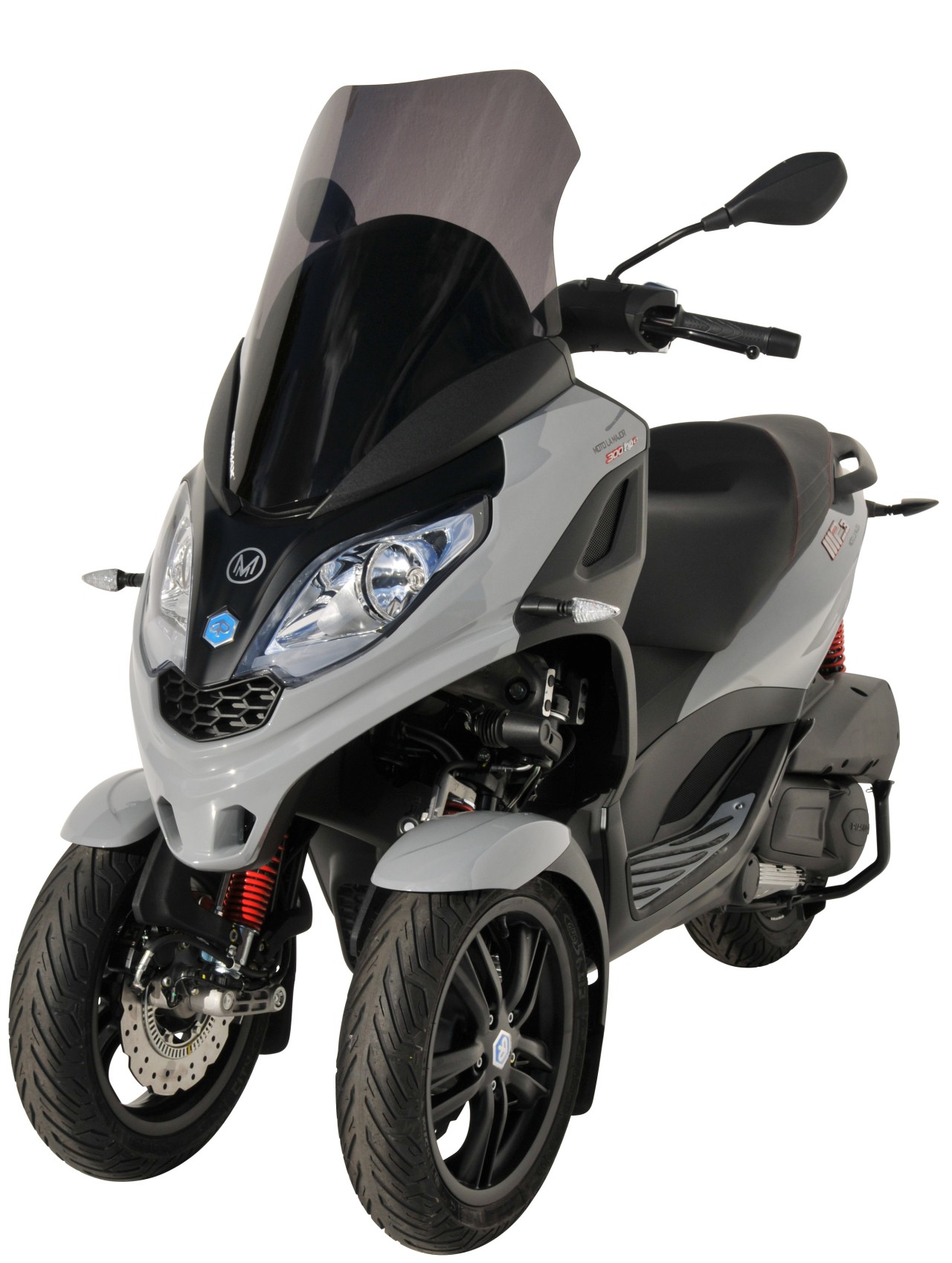 Parabrezza ERMAX Sport Touring per Piaggio MP3 300 / SPORT HPE (19-), colorato/nero chiaro