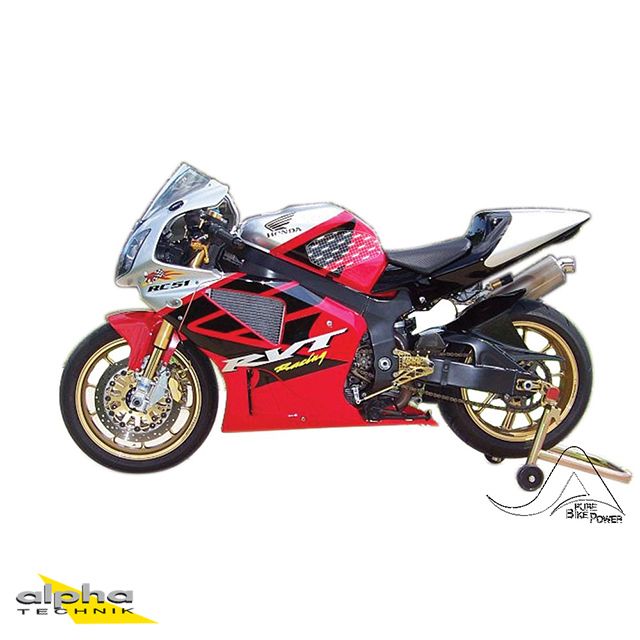 Stompgrip nero Volcano per Honda VTR1000 SP1 / SP2