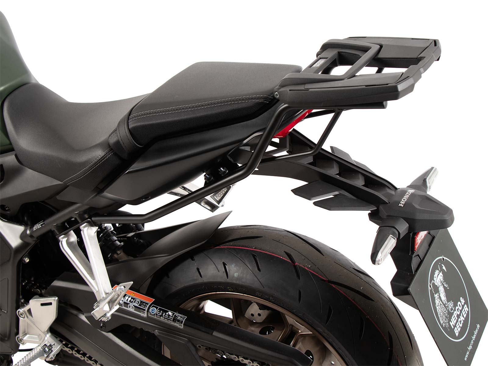 Portavaligie Easyrack nero per Honda CB 650 R / E-Clutch (24-) Hepco & Becker