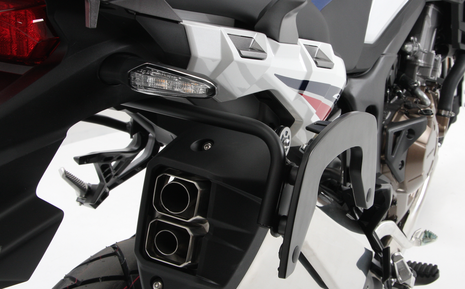 Portapacchi laterale C-Bow nero per Honda CRF 1000 Africa Twin (16-17) Hepco & Becker