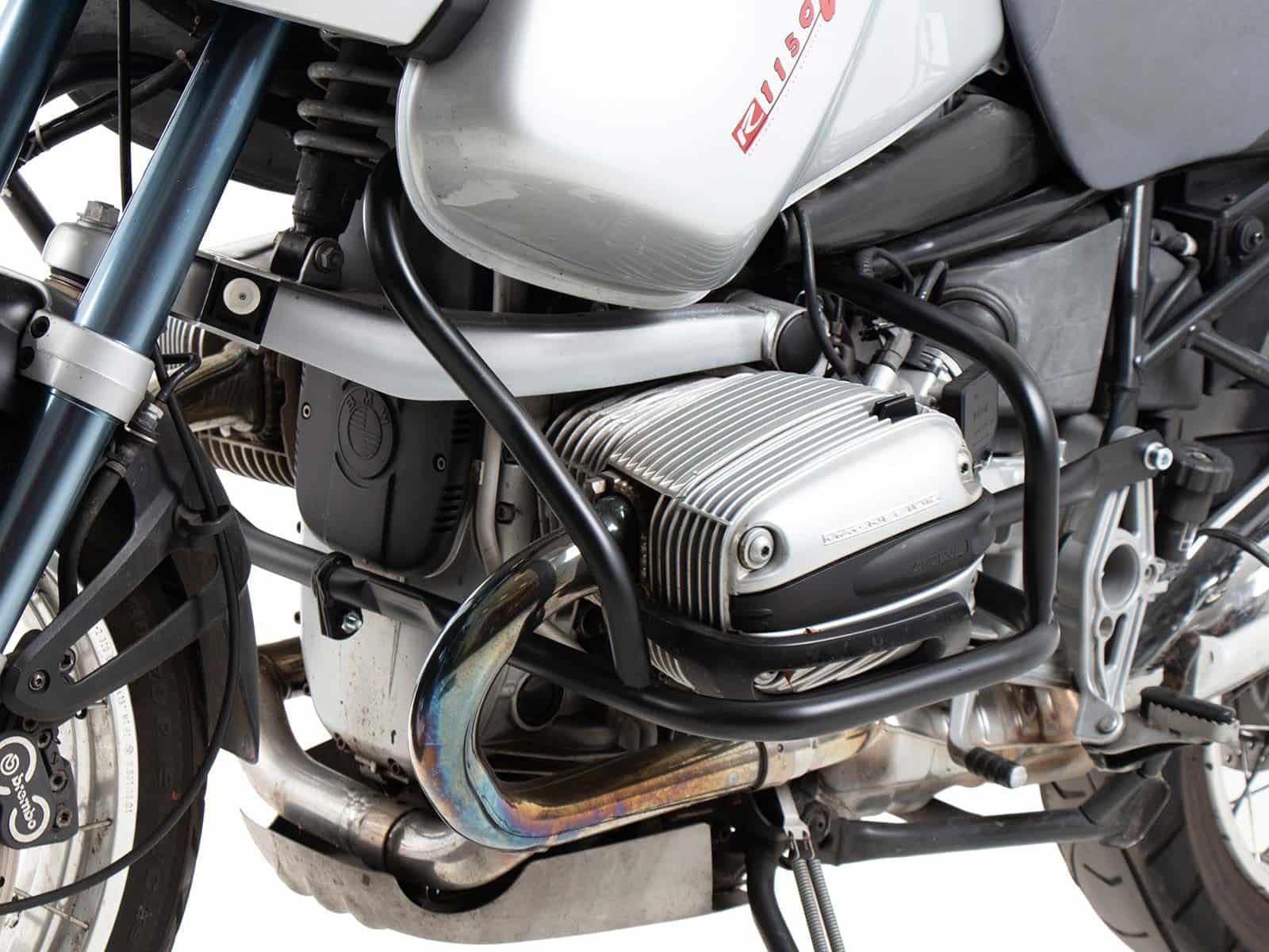 Protezione motore nera per BMW R 1150 GS (00-04) Hepco & Becker