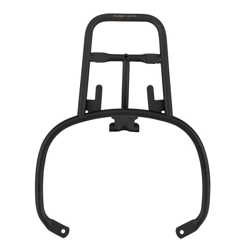 Portapacchi posteriore per Vespa GTS /GTS Super /GTV /GT 60, 125-300cc, nero opaco