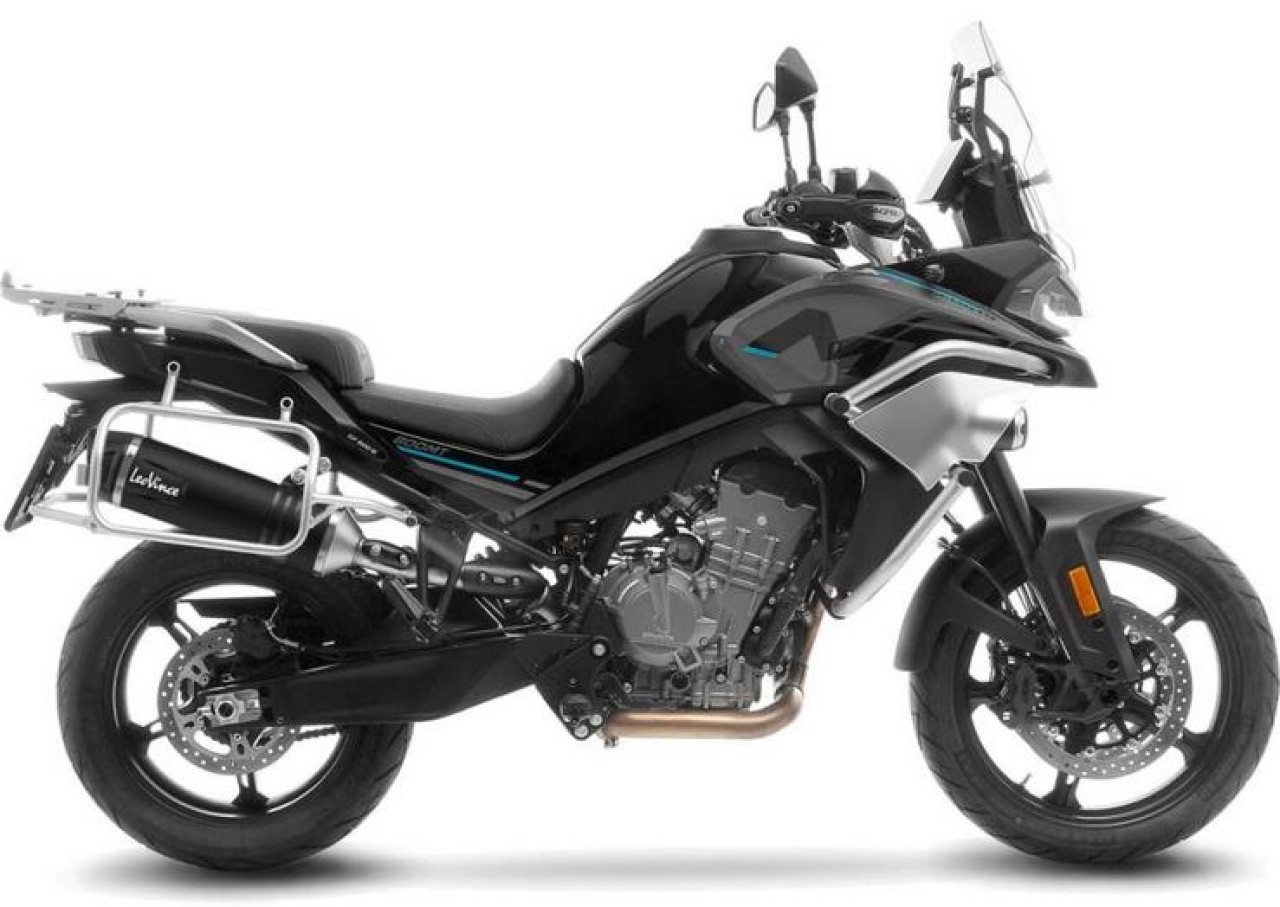 Silenziatore posteriore LeoVince LV One Evo Slip On Black Edition per CF Moto / Husqvarna / KTM