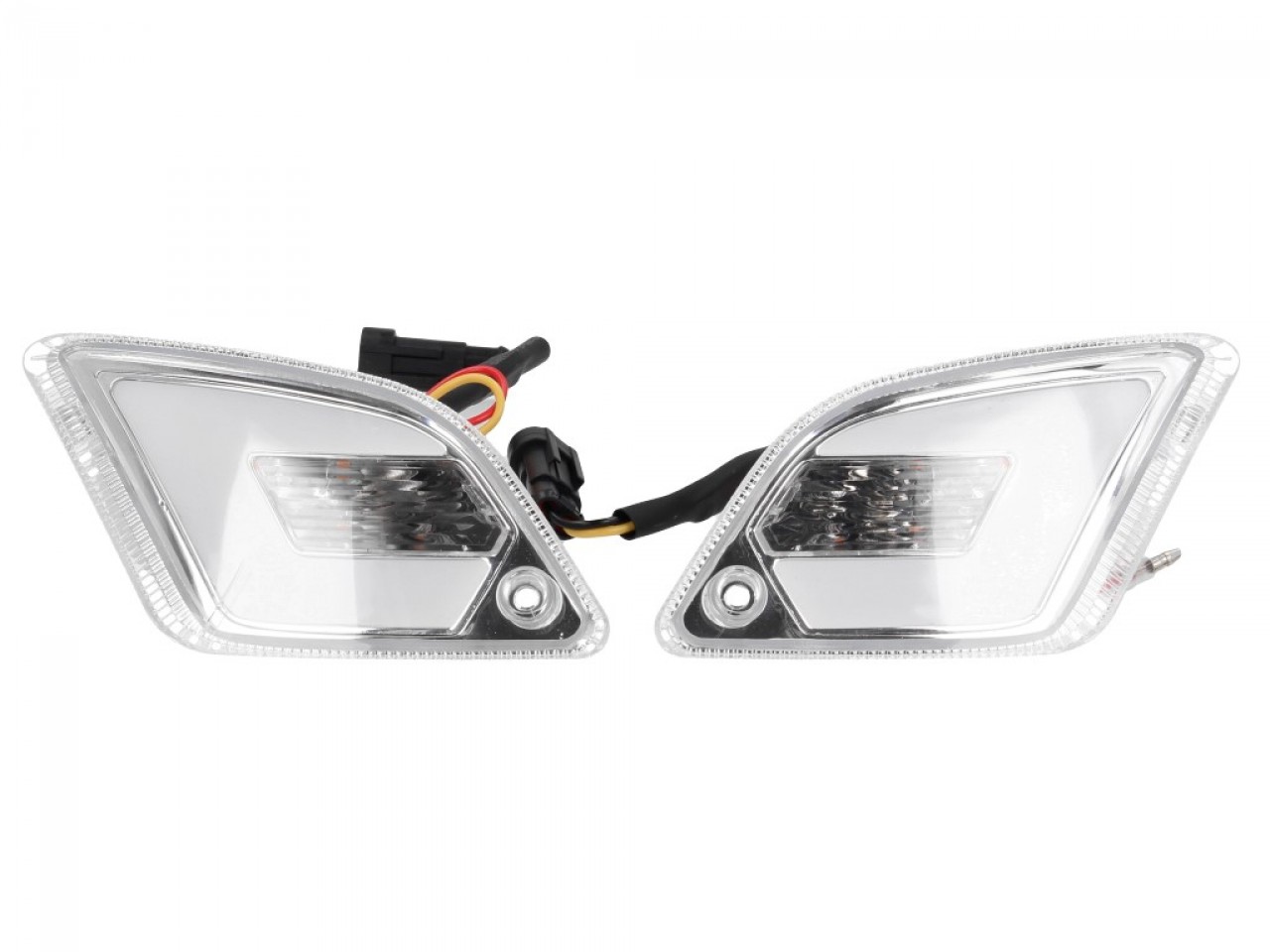Set di indicatori di direzione posteriori a LED, trasparenti per Vespa GT, GTL, GTV, GTS 125-300 (2014-2018)