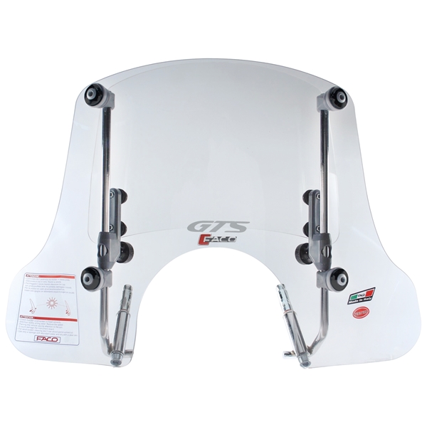 Parabrezza FACO "Twin-Screen" per Vespa GTS/GTS Super/GT/GT L 125-300cc (-22)