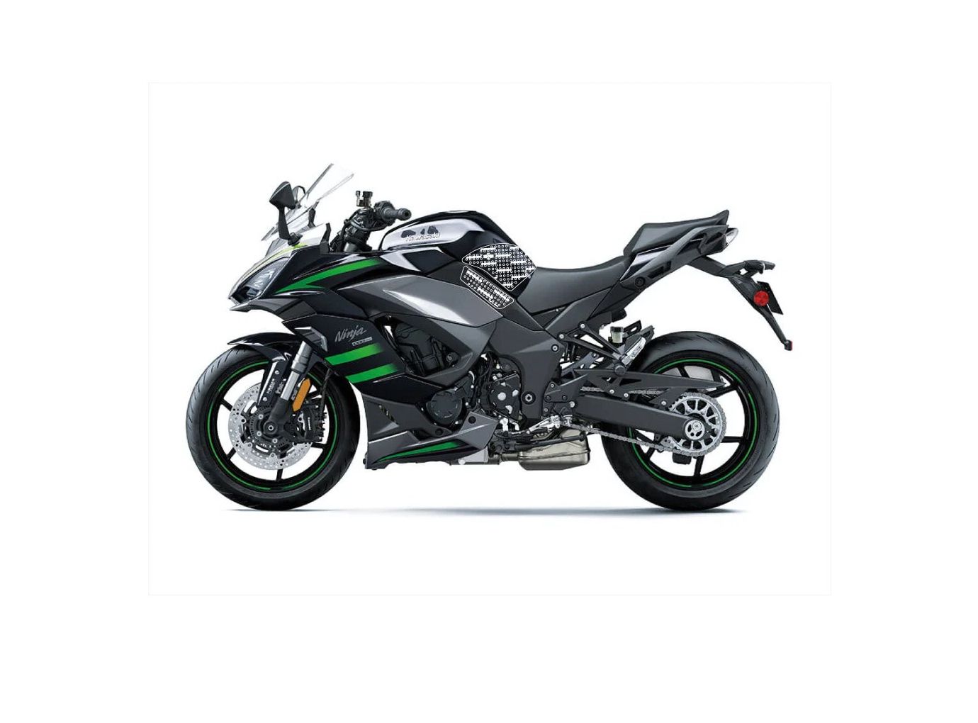 Stompgrip chiaro Volcano per Kawasaki Ninja 1000SX 2020-2022
