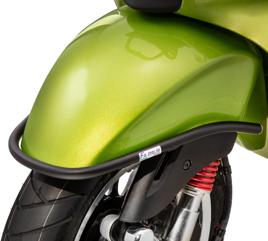 Paraurti anteriore per Vespa Primavera/Sprint/Elettrica 50-150ccm, nero opaco
