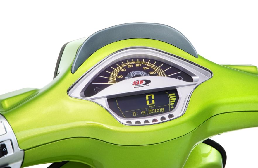 Contagiri/tachimetro per Vespa Primavera/Sprint 50-150cc 2T/4T AC, argento