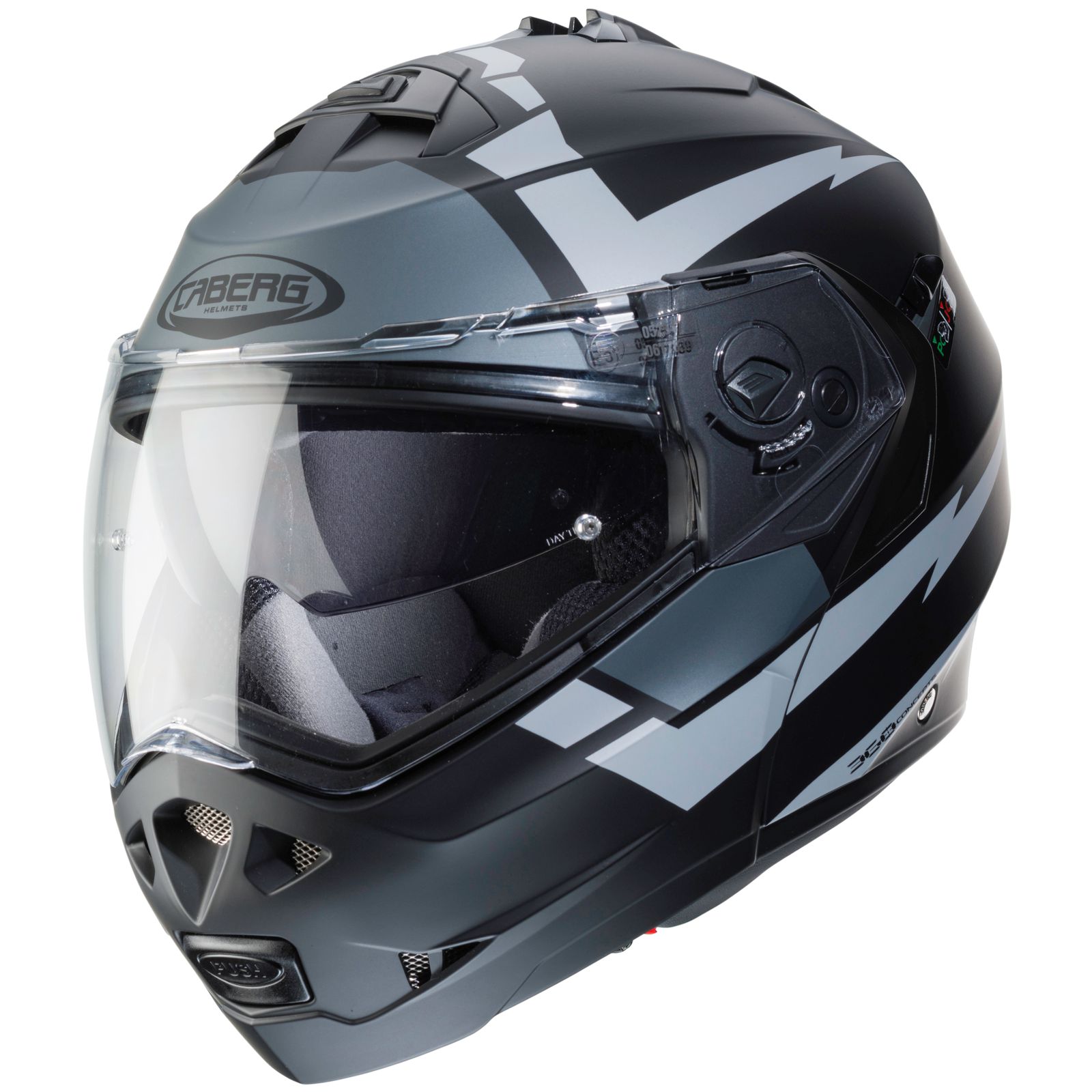 Caberg Casco Duke II Kito, nero opaco/antracite