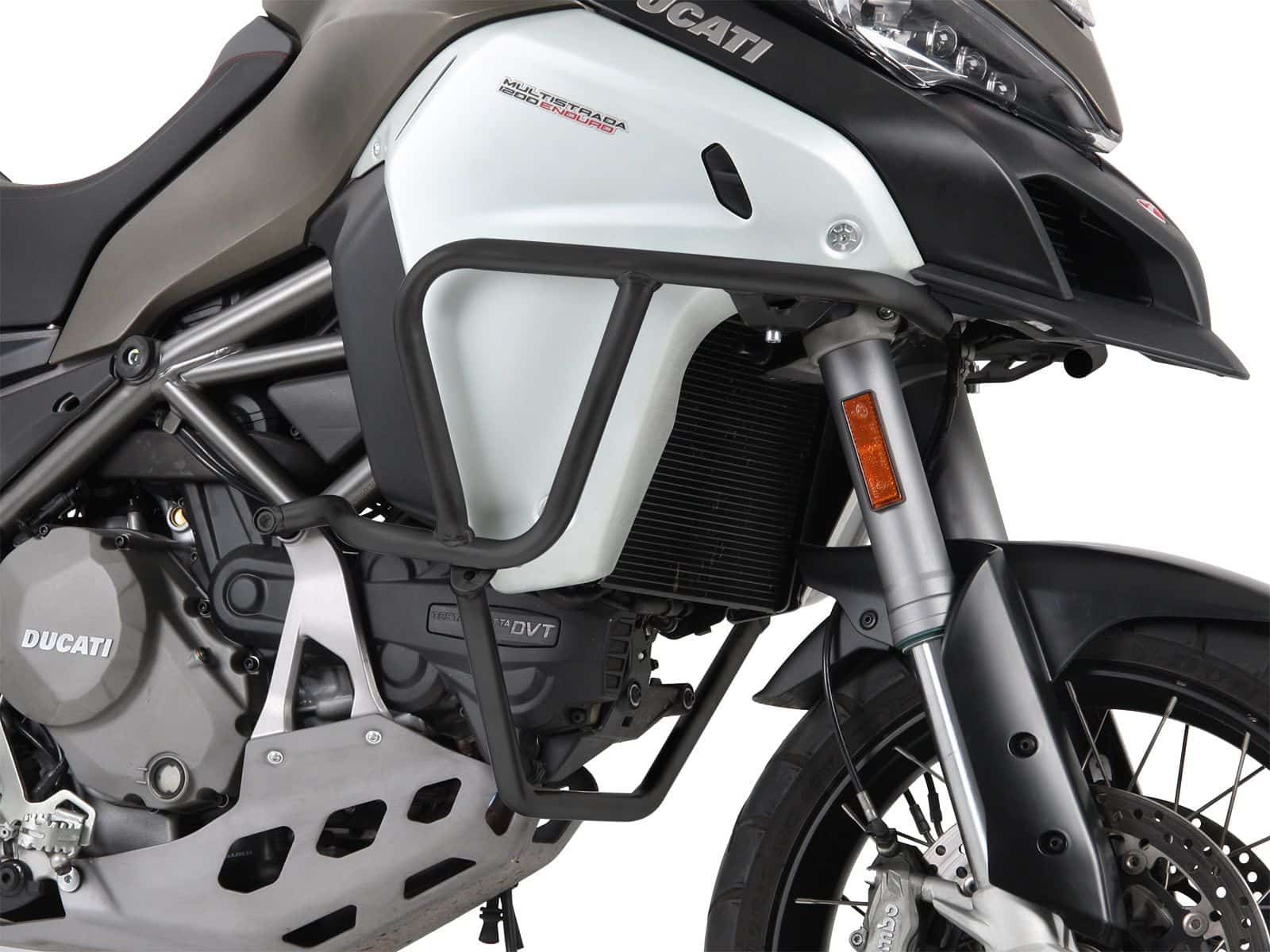 Barra di protezione serbatoio nera per Ducati Multistrada 1200 Enduro (16-18) Hepco & Becker