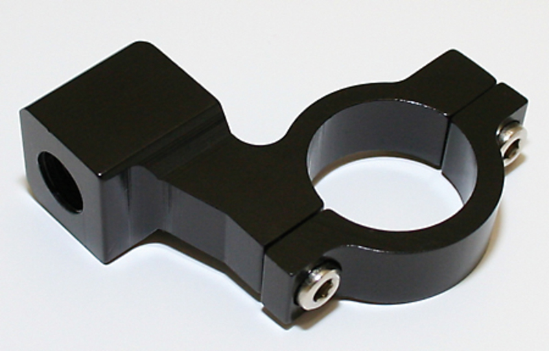 HIGHSIDER morsetto per specchio intelligente Nero Con filettatura destra Per CNC, Per manubri da 7/8 di pollice