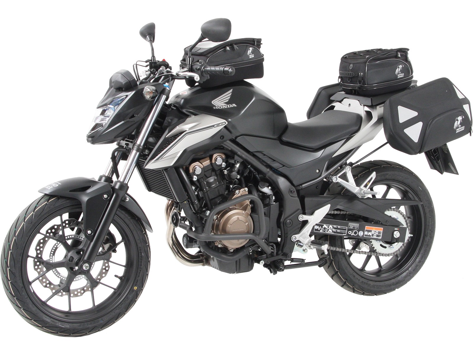 Portapacchi sportivo nero per Honda CBR 500 R (16-18) Hepco & Becker