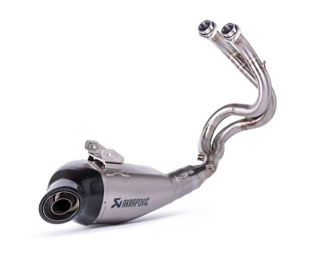 Sistema di scarico completo Akrapovic in titanio per Kawasaki Ninja 650 /Z 650 (17-23)