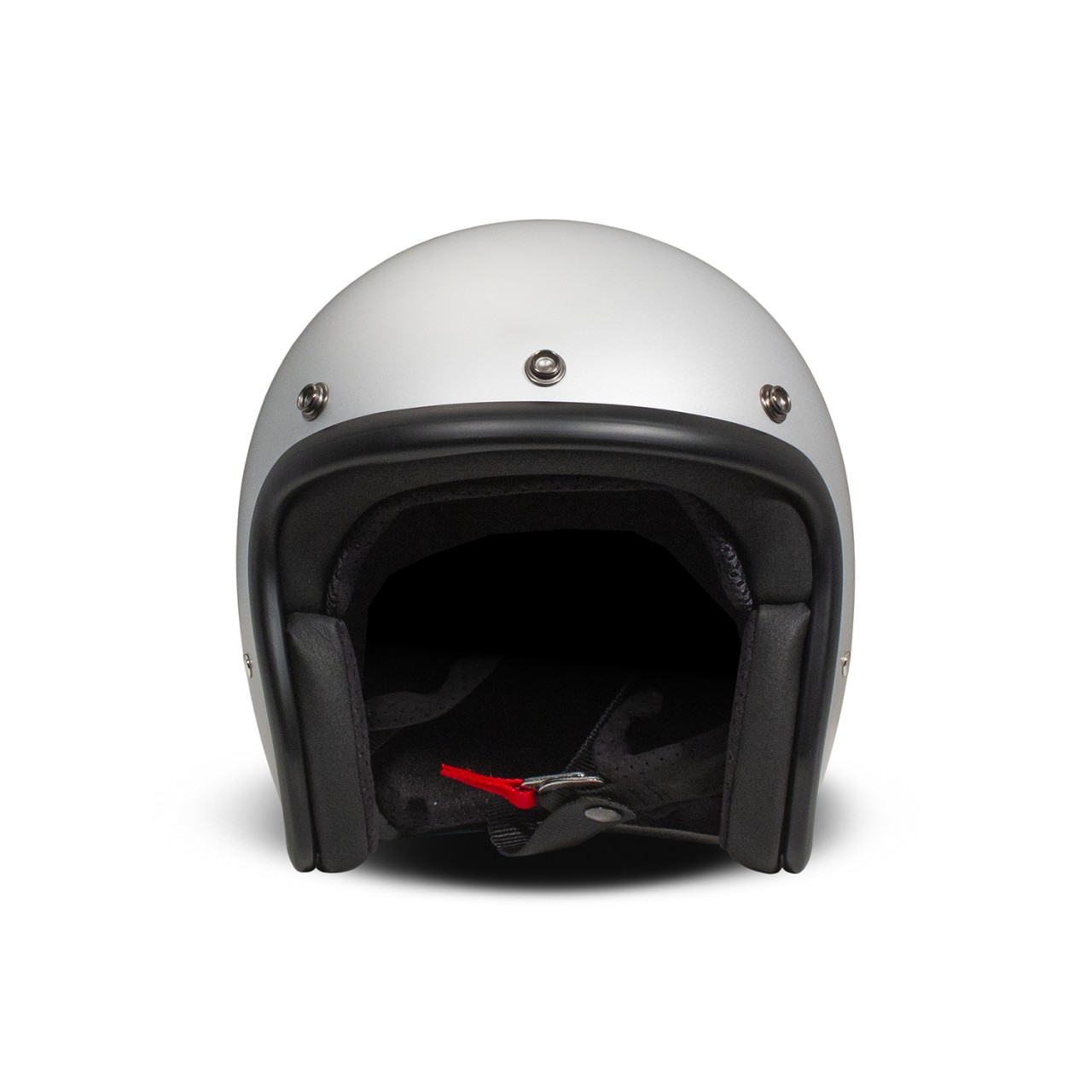 DMD jet helmet Retro, alluminio, opaco, alluminio, fibra di vetro, ECE 22.06