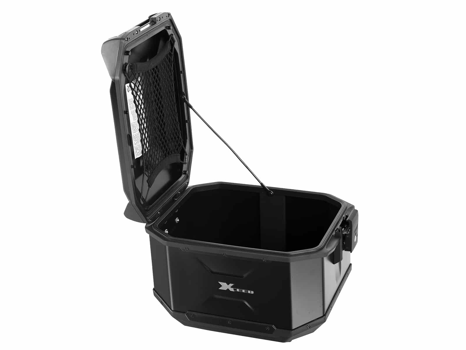 Baule posteriore in alluminio Xceed da 45 litri, nero, Hepco & Becker